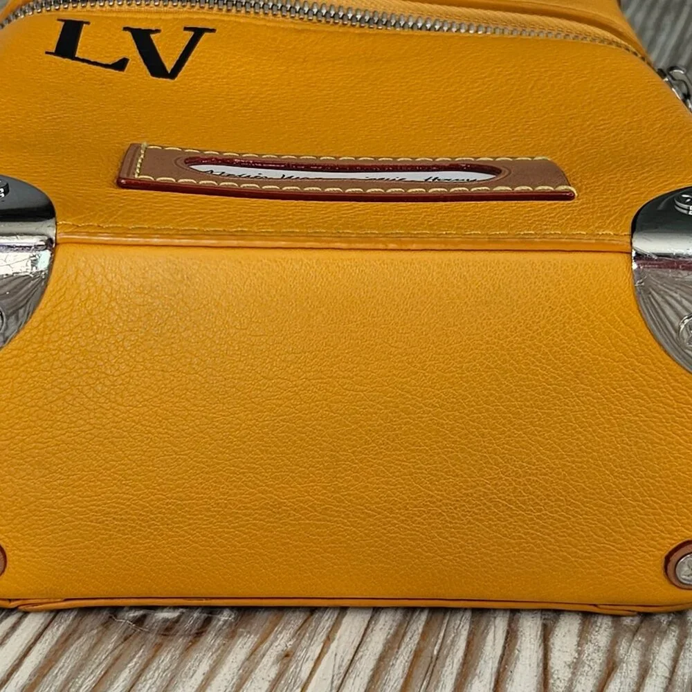Louis Vuitton #7 Vertical Box Trunk Saffron